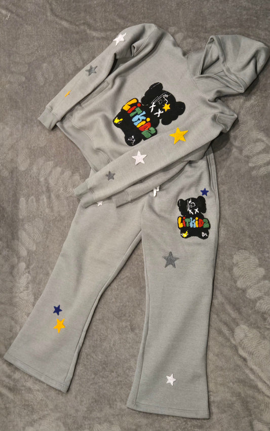 "LITKIDZ" WOLF GREY SWEATSUIT